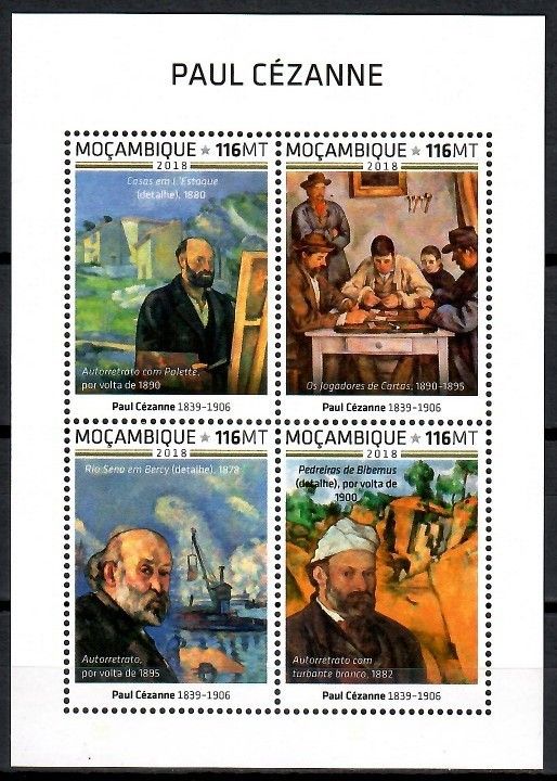 Znaczek Mozambik 2018 Mi ark 9811-9814 Czyste **