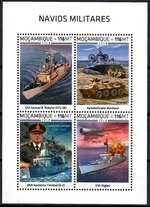 Znaczek Mozambik 2018 Mi ark 9836-9839 Czyste **