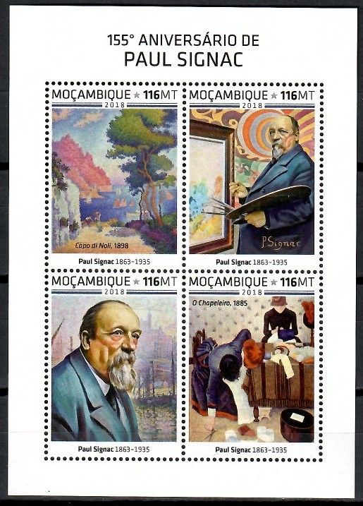 Znaczek Mozambik 2018 Mi ark 9921-9924 Czyste **