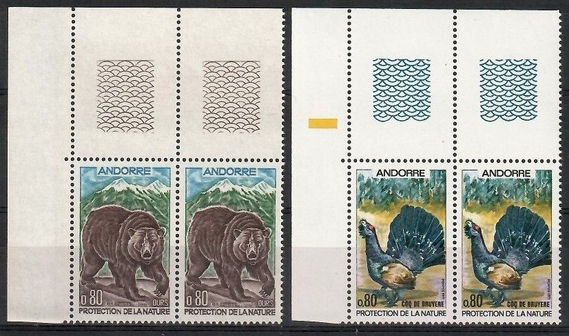 Znaczek Andora (francuska) 1971 Mi 230-231 Czyste **