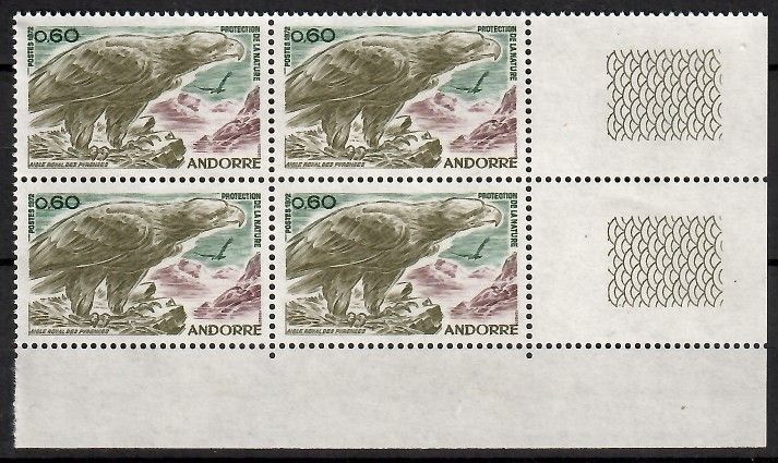 Znaczek Andora (francuska) 1972 Mi 240 Czyste **