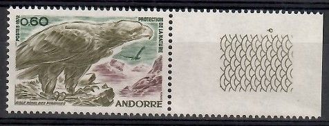 Znaczek Andora (francuska) 1972 Mi 240 Czyste **