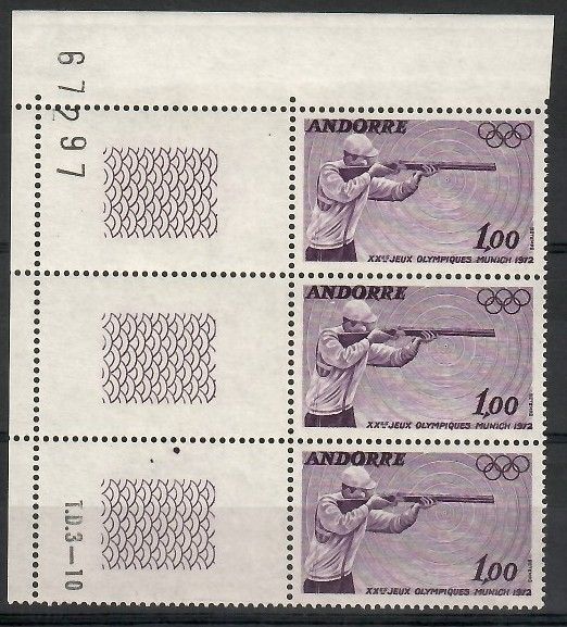 Znaczek Andora (francuska) 1972 Mi 241 Czyste **
