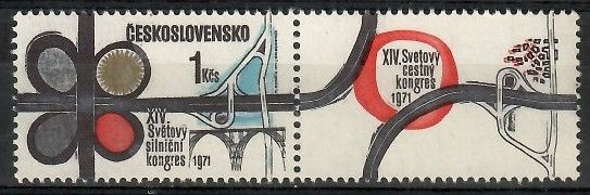 Znaczek Czechosłowacja 1971 Mi zf 2020 Czyste **