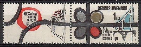 Znaczek Czechosłowacja 1971 Mi zf 2020 Czyste **