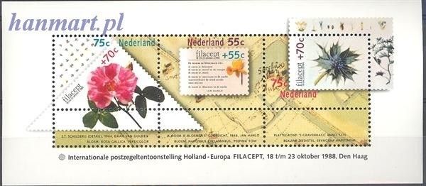 Znaczek Holandia 1988 Mi bl 31 Czyste **