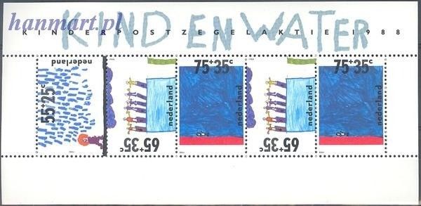 Znaczek Holandia 1988 Mi bl 32 Czyste **