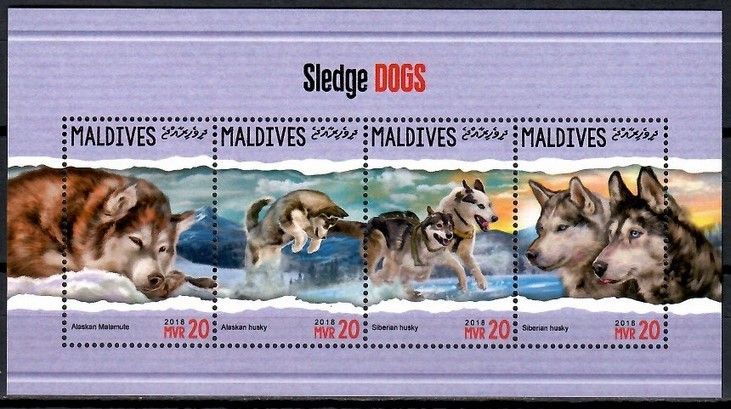 Znaczek Malediwy 2018 Mi ark 7283-7286 Czyste **