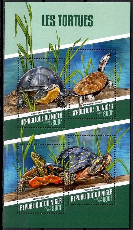 Znaczek Niger 2018 Mi ark 5513-5516 Czyste **