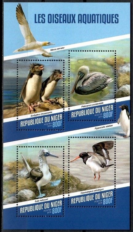 Znaczek Niger 2018 Mi ark 5518-5521 Czyste **