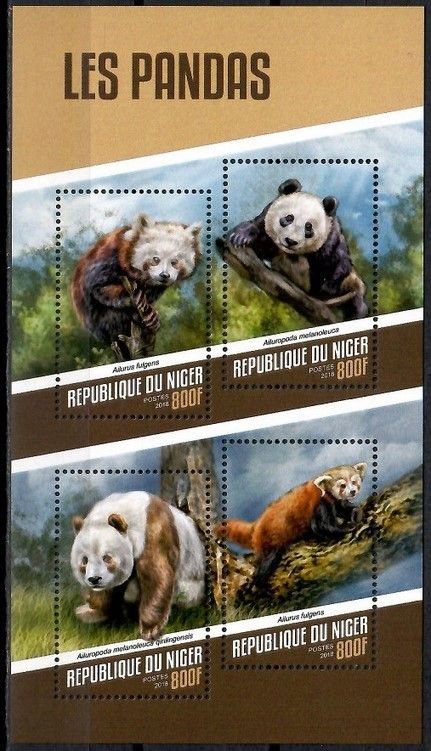 Znaczek Niger 2018 Mi ark 5538-5541 Czyste **