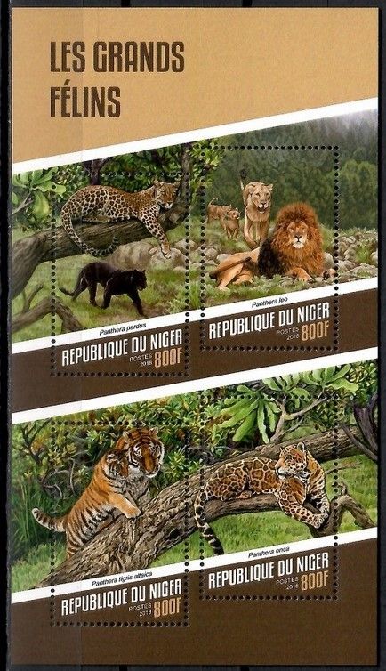 Znaczek Niger 2018 Mi ark 5543-5546 Czyste **