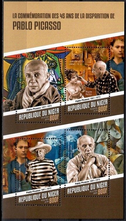 Znaczek Niger 2018 Mi ark 5603-5606 Czyste **