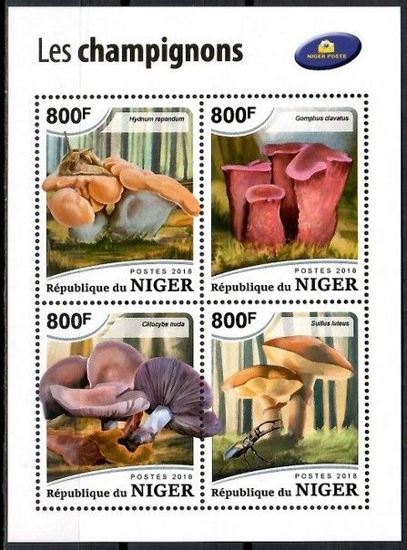 Znaczek Niger 2018 Mi ark 6000-6003 Czyste **