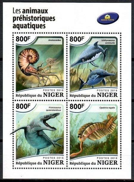 Znaczek Niger 2018 Mi ark 6005-6008 Czyste **