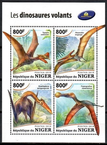 Znaczek Niger 2018 Mi ark 6015-6018 Czyste **