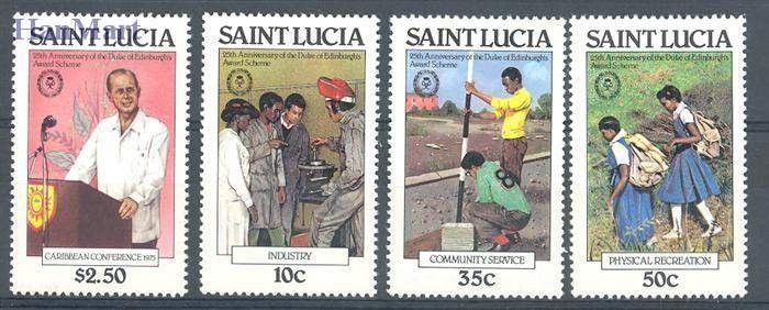 Znaczek Saint Lucia 1981 Mi 550-553 Czyste **