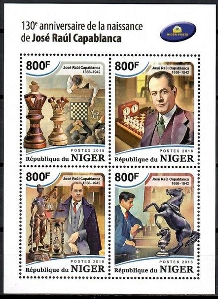 Znaczek Niger 2018 Mi ark 6095-6098 Czyste **