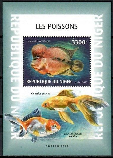 Znaczek Niger 2018 Mi bl 927 Czyste **