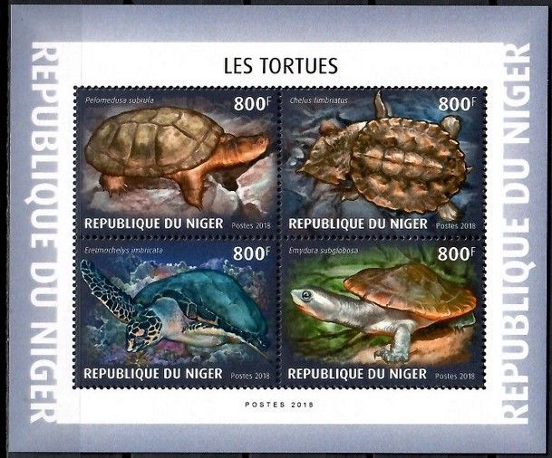 Znaczek Niger 2018 Mi ark 6135-6138 Czyste **