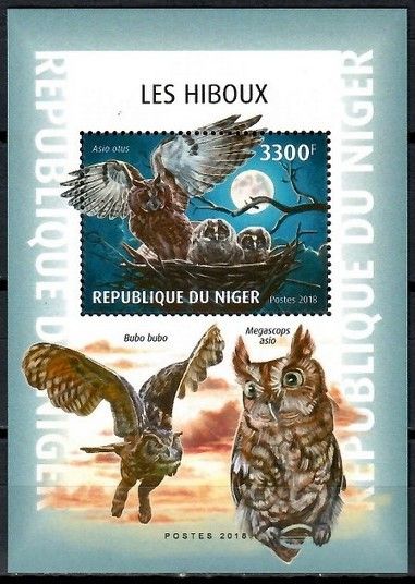Znaczek Niger 2018 Mi bl 930 Czyste **
