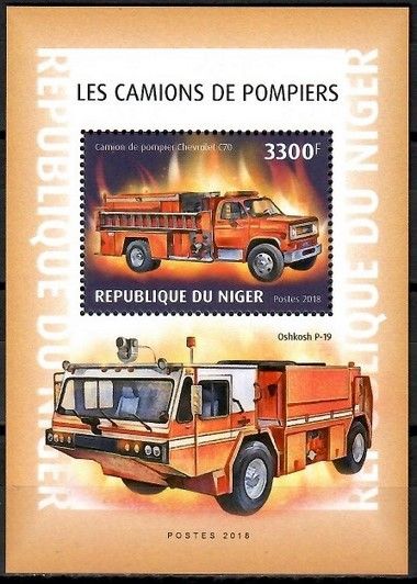 Znaczek Niger 2018 Mi bl 941 Czyste **