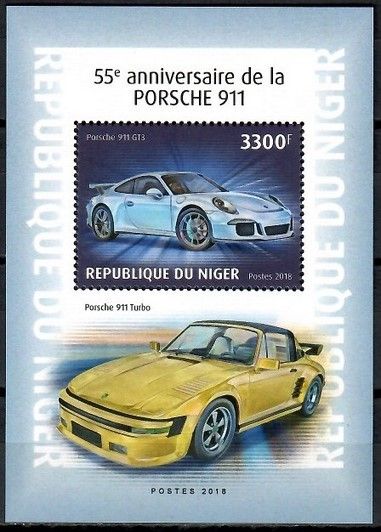 Znaczek Niger 2018 Mi bl 945 Czyste **