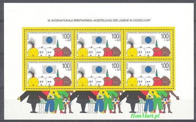 Znaczek Niemcy 1990 Mi bl 21 Czyste **