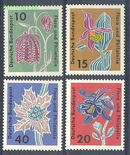 Znaczek Niemcy 1963 Mi 392-395 Czyste **