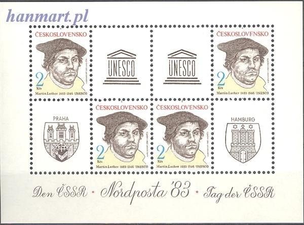 Znaczek Czechosłowacja 1983 Mi bl 56 Czyste **