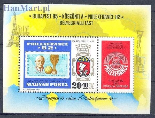 Znaczek Węgry 1982 Mi bl 157 Czyste **