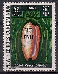 Znaczek Nowe Hebrydy 1977 Mi 452I Czyste **