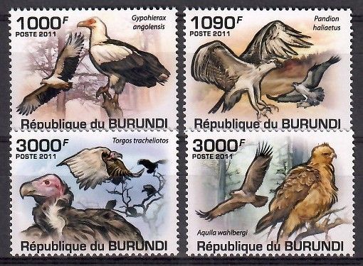 Znaczek Burundi 2011 Mi 2014-2017 Czyste **