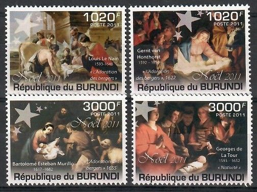 Znaczek Burundi 2011 Mi 2194-2197 Czyste **