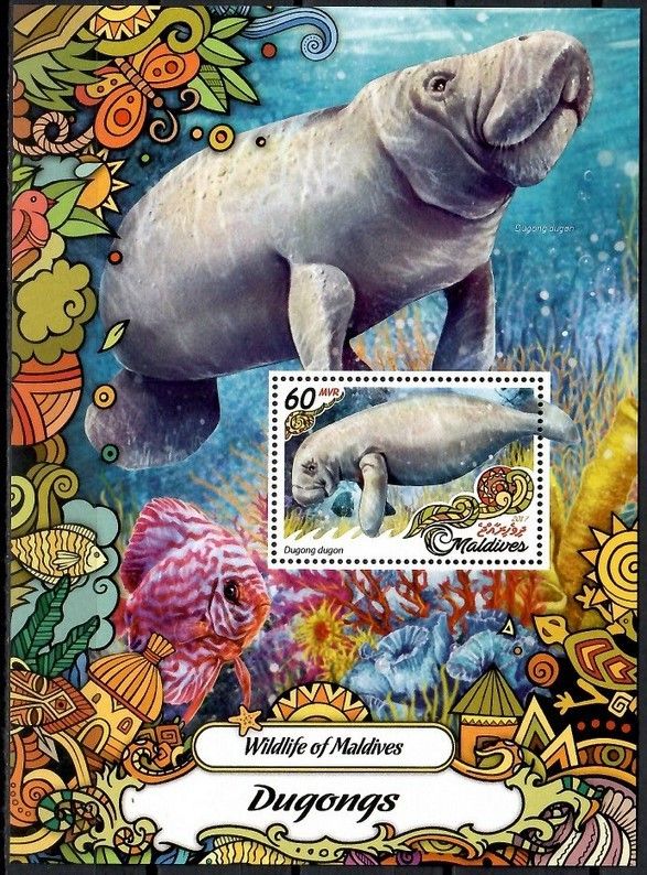 Znaczek Malediwy 2017 Mi bl 1022 Czyste **