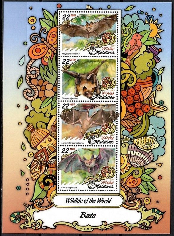 Znaczek Malediwy 2017 Mi ark 6793-6796 Czyste **