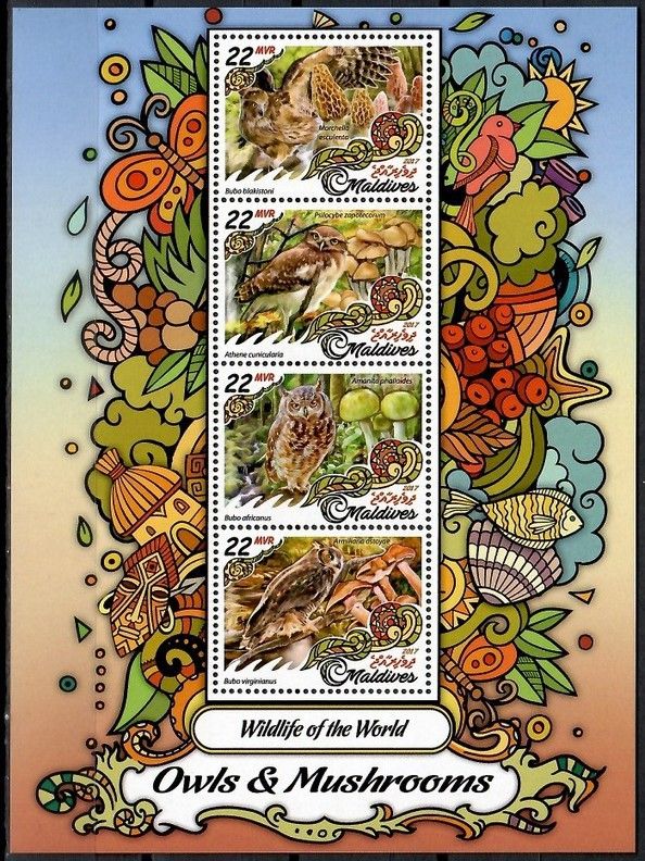 Znaczek Malediwy 2017 Mi ark 6803-6806 Czyste **