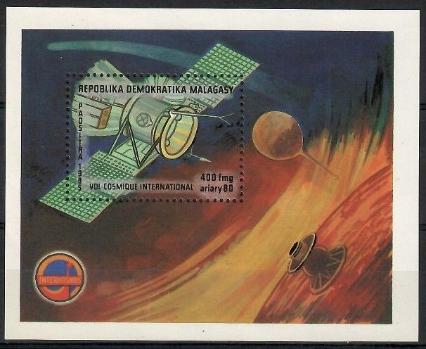 Znaczek Madagaskar 1985 Mi bl 32 Czyste **
