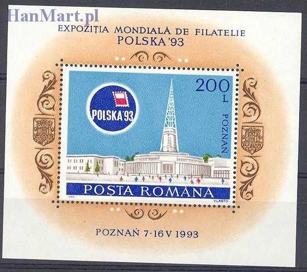 Znaczek Rumunia 1993 Mi bl 281 Czyste **