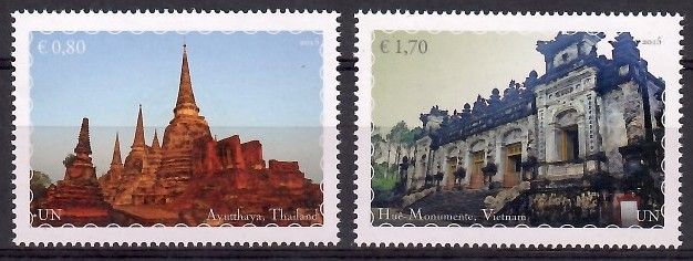 Znaczek Narody Zjednoczone Wiedeń 2015 Mi 884-885 Czyste **