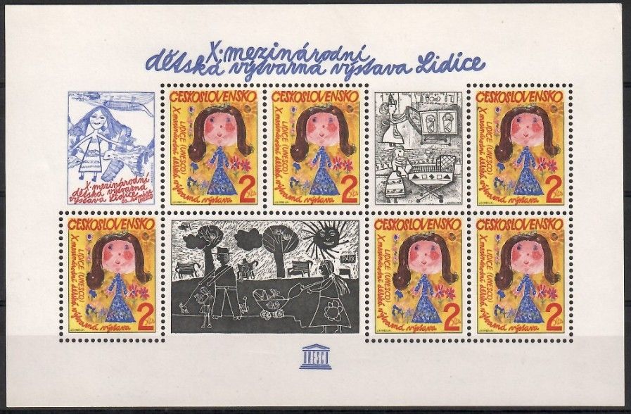 Znaczek Czechosłowacja 1982 Mi bl 47 Czyste **