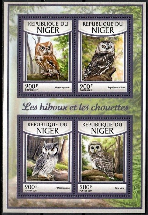 Znaczek Niger 2017 Mi ark 4752-4755 Czyste **