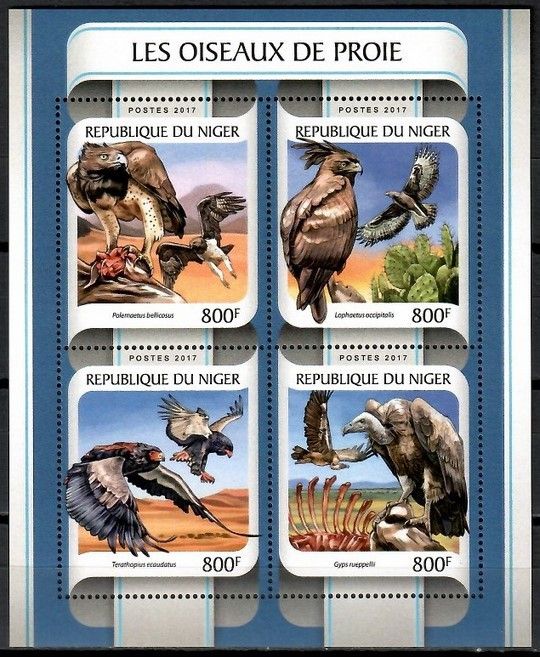 Znaczek Niger 2017 Mi ark 4870-4873 Czyste **
