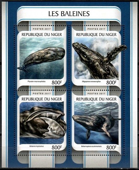 Znaczek Niger 2017 Mi ark 4885-4888 Czyste **