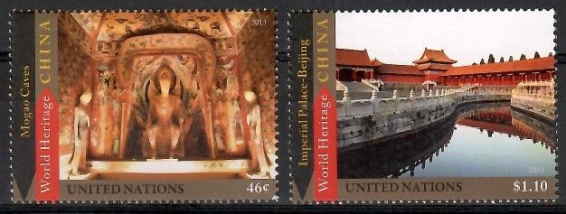 Znaczek Narody Zjednoczone Nowy Jork 2013 Mi 1336-1337 Czyste **