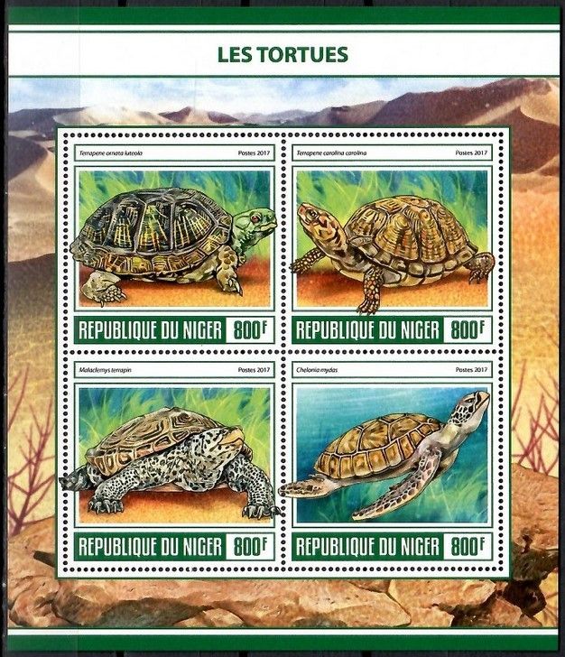 Znaczek Niger 2017 Mi ark 5007-5010 Czyste **