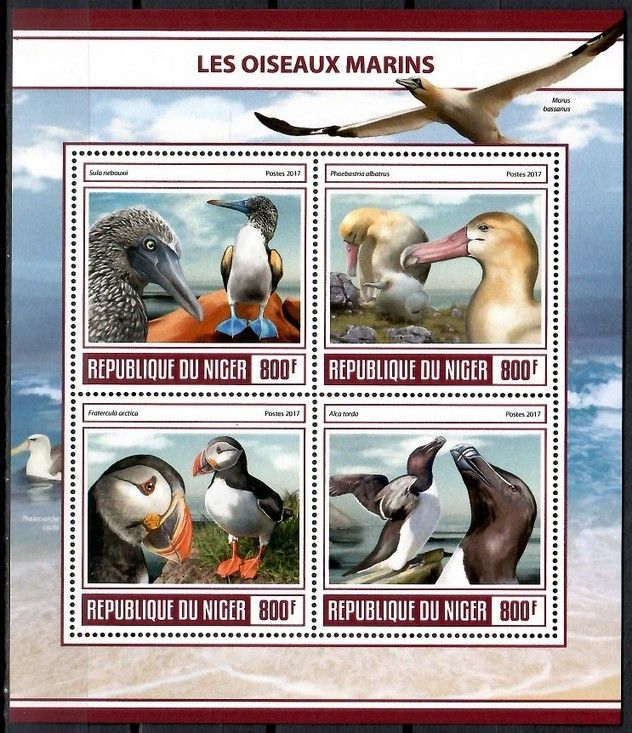 Znaczek Niger 2017 Mi ark 5012-5015 Czyste **
