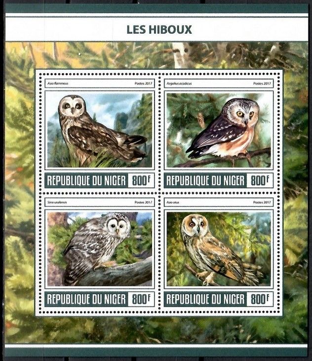 Znaczek Niger 2017 Mi ark 5022-5025 Czyste **
