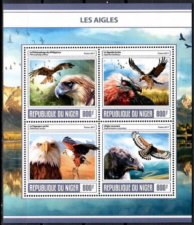 Znaczek Niger 2017 Mi ark 5027-5030 Czyste **