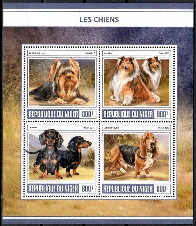 Znaczek Niger 2017 Mi ark 5052-5055 Czyste **